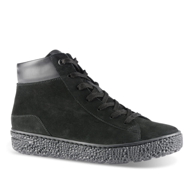 ZWART-ZWART - NUBUCK - NAPPA