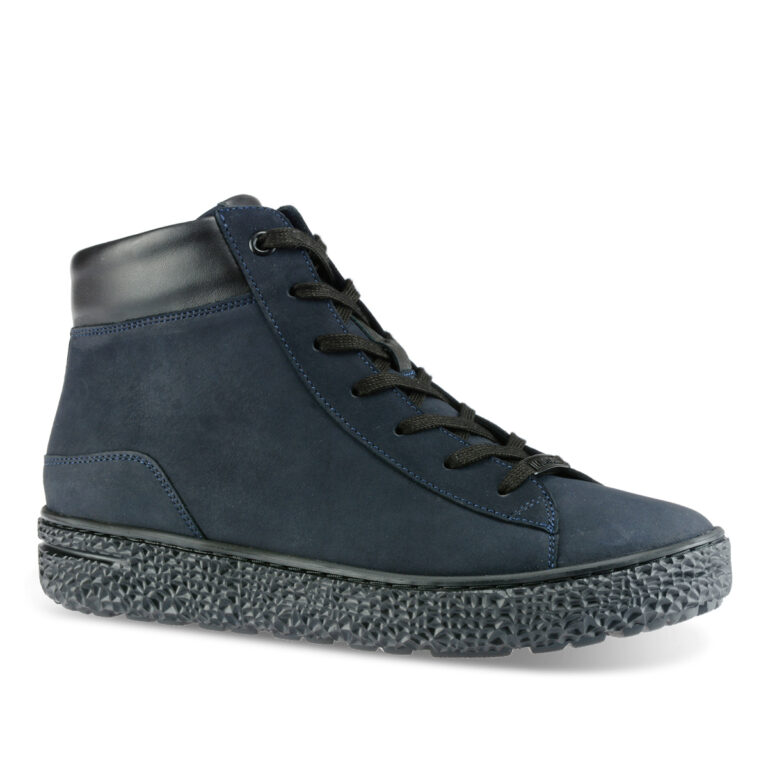 DONKERBLAUW-ZWART - NUBUCK - NAPPA