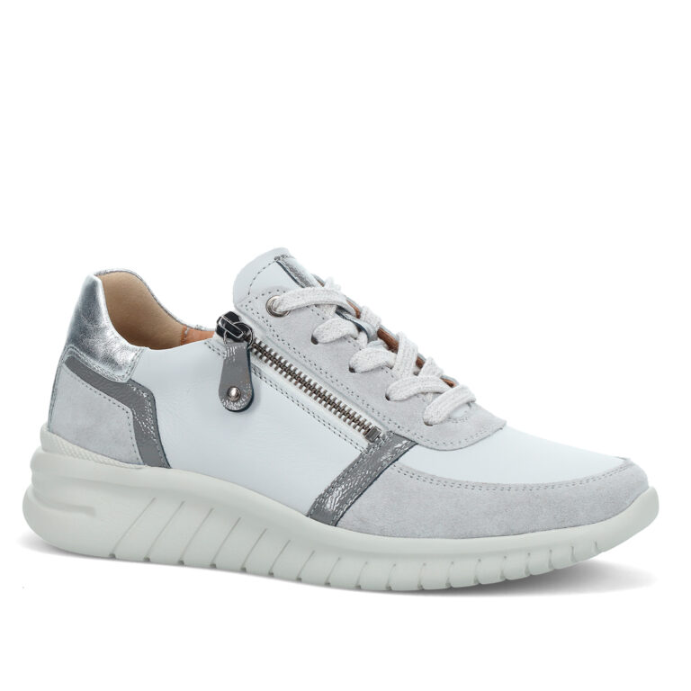 ALUMINIUM-EISGRAU - VELOUR - NAPPA