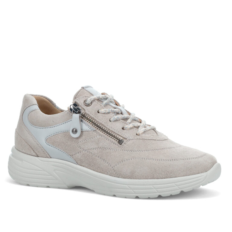 CREAM-GREY - VELOUR - NAPPA