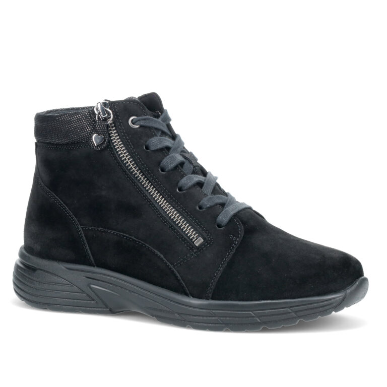 BLACK-BLACK - VELOUR - EMBOSSING